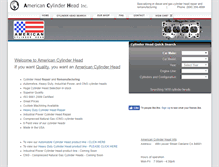 Tablet Screenshot of americancylinderheads.com